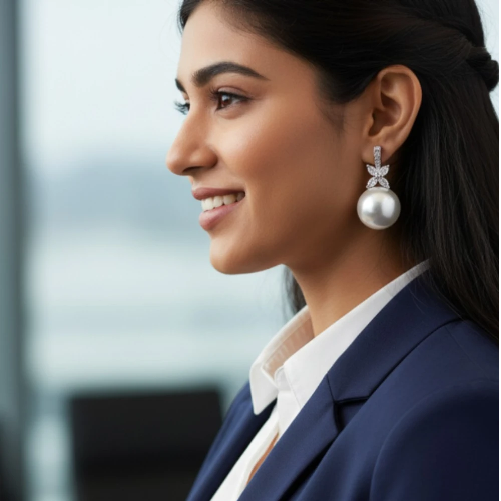 Shubra Pearl Studs