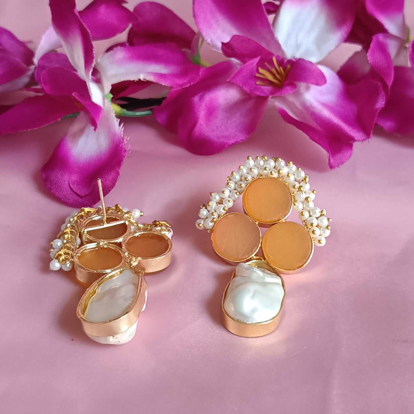 Trishya Pearl Drops Orange