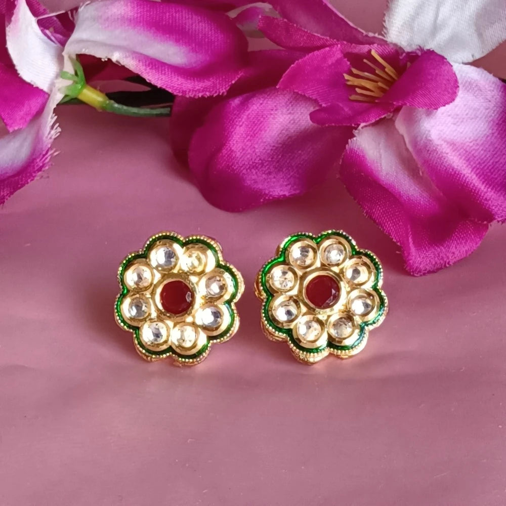 Divya Kundan Studs