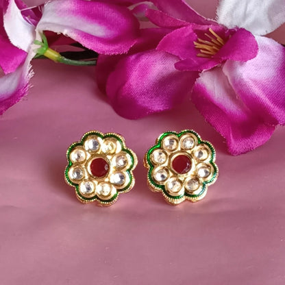 Divya Kundan Studs