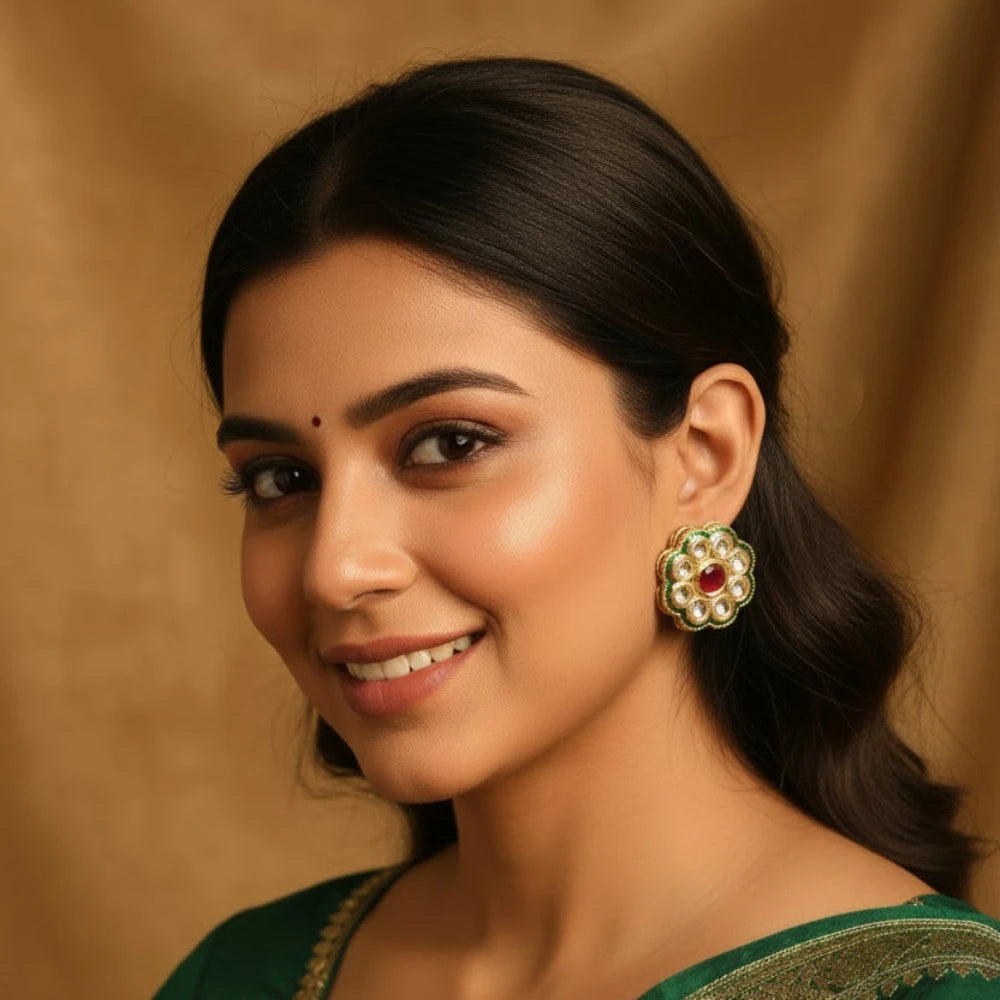 Divya Kundan Studs