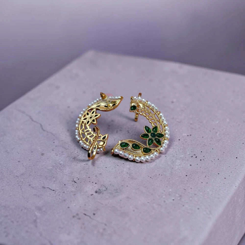 Meher Green Earcuff
