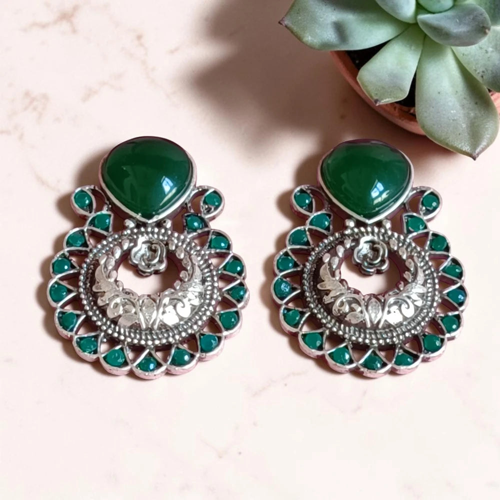 Mehreen Emerald Stud