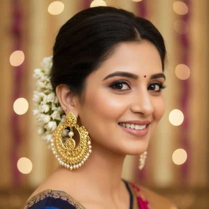 Noorva Pearl Chandbali