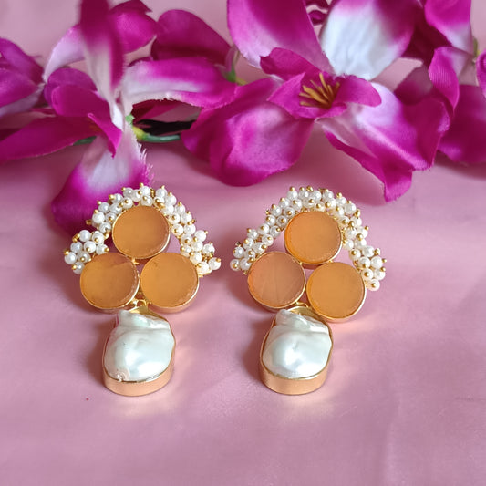 Trishya Pearl Drops Orange