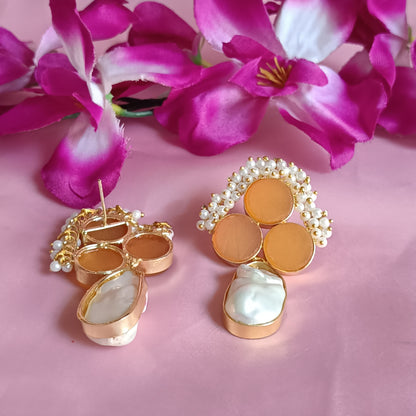 Trishya Orange Pearl Drops