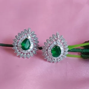emerald glint studs