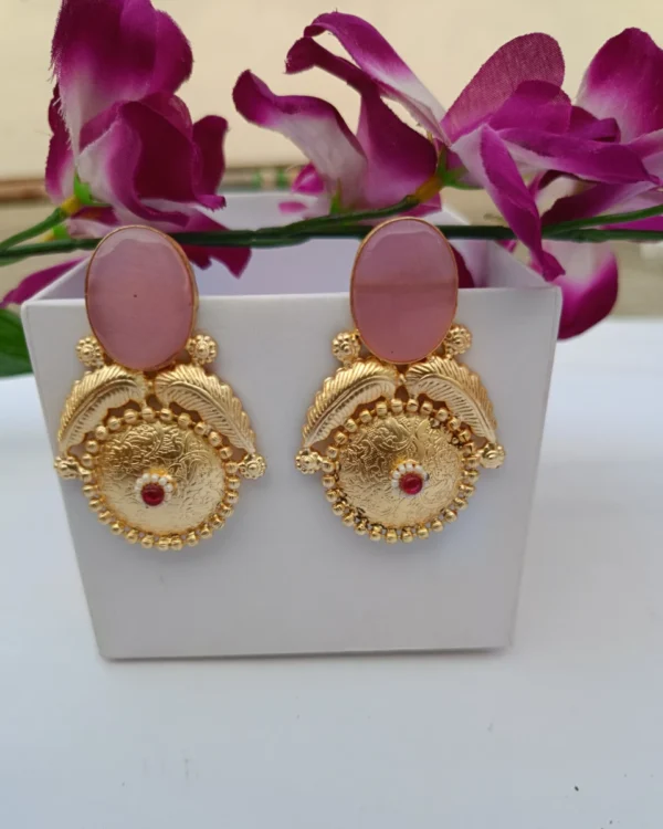 ruhani glow stud jhumkas