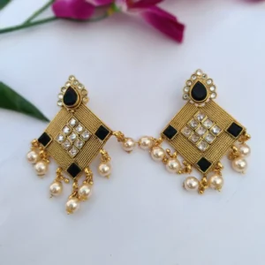 siyah sitara earrings