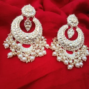 royal noor kundan chandbali