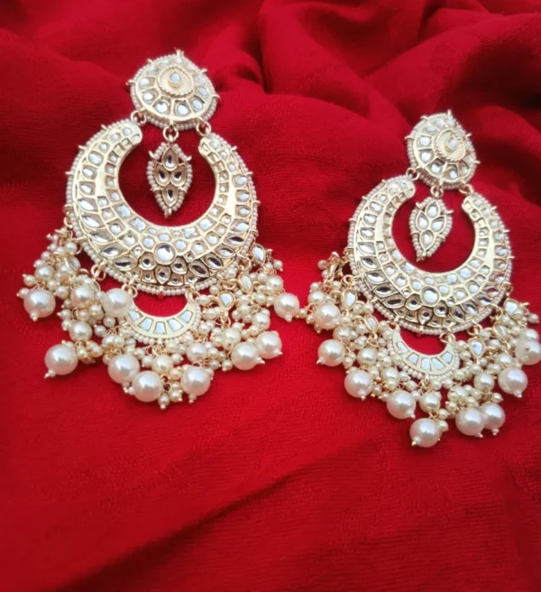 royal noor kundan chandbali